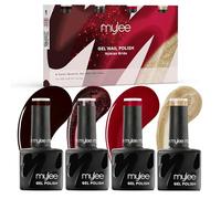 Mylee Gel Nail Polish Quad Set 4x8ml [Nubian Bride] - UV/LED Soak-Off Nail Art Manicure Pedicure for Professional, Salon & Home Use - Long Lasting & Easy to Apply