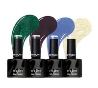 Mylee Gel Nail Polish Quad Set 4x8ml [Top Of The Class] - In Session Collection - UV/LED Nail Art Manicure Pedicure, Professional, Salon & Home Use [Autumn/Winter 2025] - Long Lasting & Easy to Apply