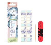 Mylee Gel Nail Wraps [Amalfi Dreams] - 20 Pre-Cured Gel Stickers for Instant Mani - No Lamp Needed, Chip-Resistant, Glossy Finish, Lasts Up to 14 Days - Easy to Apply, Vegan & Cruelty-Free