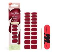 Mylee Gel Nail Wraps (As Red As It Gets) - 20 Pre-Cured Gel Stickers