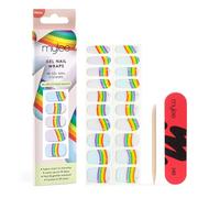 Mylee Gel Nail Wraps [Loud & Proud] - Pride Collection - 20 Pre-Cured Gel Stickers - No Lamp Needed, Chip-Resistant, Glossy Finish, Lasts Up to 14 Days - Easy to Apply, Vegan & Cruelty-Free