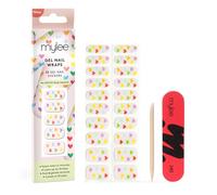 Mylee Gel Nail Wraps [Love is Love] - Pride Collection - 20 Pre-Cured Gel Stickers - No Lamp Needed, Chip-Resistant, Glossy Finish, Lasts Up to 14 Days - Easy to Apply, Vegan & Cruelty-Free