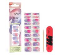 Mylee Gel Nail Wraps [Purple Haze] - Festival Collection - 10 Pre-Cured Gel Stickers - No Lamp Needed, Chip-Resistant, Glossy Finish, Lasts Up to 14 Days - Easy to Apply, Vegan & Cruelty-Free
