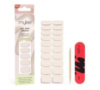 Mylee Gel Nail Wraps (Stone Cold) - 20 Pre-Cured Gel Stickers | Instant Mani, No Lamp Needed, Chip-Resistant, Glossy Finish, Lasts Up to 14 Days - Easy to Apply