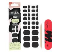Mylee Gel Toe Nail Wraps [Witching Hour] 30 Pre-Cured Stickers for Pedicure
