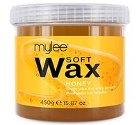 Mylee Honey Soft Creme Wax for Sensitive Skin 450g, Wax Heater Friendly, Ideal for All Body Area Stubborn Coarse Hair Removal