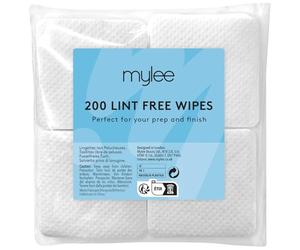 Mylee Lint-Free Nail Wipes 200pcs - Gel Removal Soft Pads for Manicure