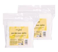 Mylee Lint-Free Nail Wipes Professional Use Gel Removal Soft Pads 2x200