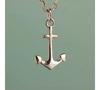 Mylee London Anchor Necklace - Sterling Silver - No