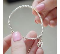 Mylee London Angel on Silver Ball Bead Bracelet - Yes - Child