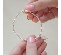 Mylee London Angel Wing on Silver Ball Bead Bracelet - Yes - Child