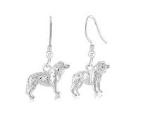 Mylee London Border Collie Silver Earrings - No - Hook
