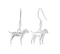 Mylee London Border Terrier Silver Earrings - Yes - Hook