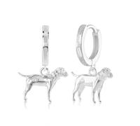 Mylee London Border Terrier Silver Earrings - Yes - Huggie Hoop