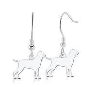 Mylee London Bracco Italiano Silhouette Silver Earrings - Yes - Hook