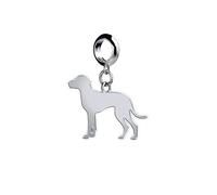 Mylee London Braque D'auvergne Silhouette Silver Charm - Yes - Slider Charm