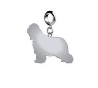 Mylee London Briard Silhouette Silver Charm - No - Slider Charm