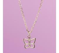 Mylee London Butterfly Necklace - Sterling Silver - No