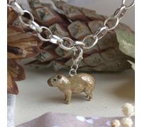 Mylee London Capybara Charm - Enamelled Sterling Silver - Clip-On - No - Clip-On