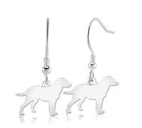Mylee London Chesapeake Bay Retriever Silhouette Silver Earrings - Yes - Hook