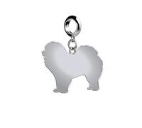 Mylee London Chow Chow Silhouette Silver Charm - No - Slider Charm