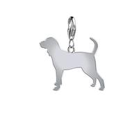 Mylee London Coonhound Silhouette Silver Charm - Yes - Clip On Charm