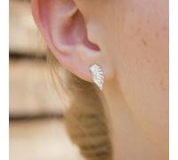 Mylee London Crystal Angel Wing Stud Earrings - No