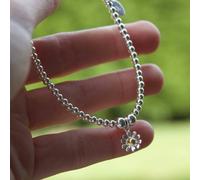 Mylee London Daisy on Silver Ball Bead Bracelet - Yes - Child