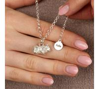 Mylee London Extra Large Guinea Pig Silver Necklace - Personalised - Yes