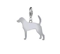 Mylee London Foxhound Silhouette Silver Charm - No - Clip On Charm