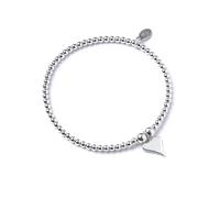Mylee London Funky Heart on Silver Ball Bead Bracelet - Yes - Adult