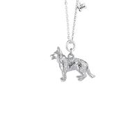 Mylee London German Shepherd Silver Necklace - Personalised - Yes