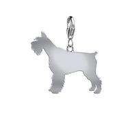 Mylee London Giant Schnauzer Silhouette Silver Charm - Yes - Clip On Charm