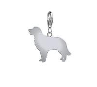 Mylee London Golden Retriever Silhouette Silver Charm - Yes - Clip On Charm