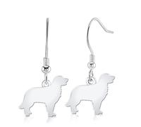 Mylee London Golden Retriever Silhouette Silver Earrings - Yes - Hook