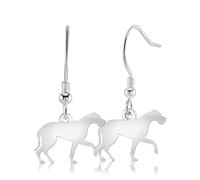 Mylee London Great Dane Silhouette Silver Earrings - Yes - Hook