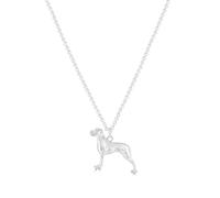 Mylee London Great Dane Silver Necklace - Personalised - No