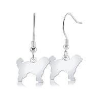 Mylee London Great Pyrenees Silhouette Silver Earrings - Yes - Hook