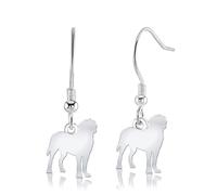 Mylee London Great Swiss Mountain Dog Silhouette Silver Earrings - Yes - Hook