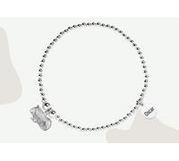 Mylee London Guinea Pig Silver Ball Bead Bracelet - Personalised - Yes
