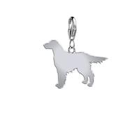 Mylee London Irish Setter Silhouette Silver Charm - No - Clip On Charm