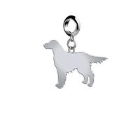 Mylee London Irish Setter Silhouette Silver Charm - Yes - Slider Charm