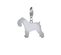 Mylee London Kerry Blue Terrier Silhouette Silver Charm - Clip On Charm - Yes