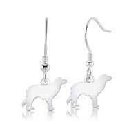Mylee London Kooikerhondje Silhouette Silver Earrings - No - Hook
