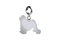 Mylee London Lowchen Silhouette Silver Charm - No - Slider Charm