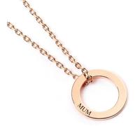 Mylee London Mother's Day Rose Gold Personalised Ring Necklace - 24" - Yes - 1