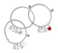Mylee London Mother's Day Silver Bracelet With Charm - No - 19 - 19