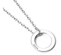 Mylee London Mother's Day Sterling Silver Personalised Ring Necklace - 18" - Yes - 1