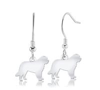 Mylee London Newfoundland Silhouette Silver Earrings - No - Hook