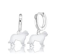 Mylee London Newfoundland Silhouette Silver Earrings - No - Huggie Hoop